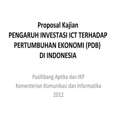 proposal kajian ICT-PDB