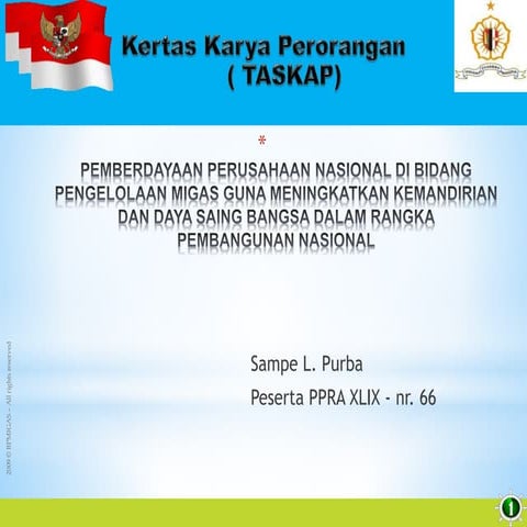 Presentasi taskap sampe purba | PPTX