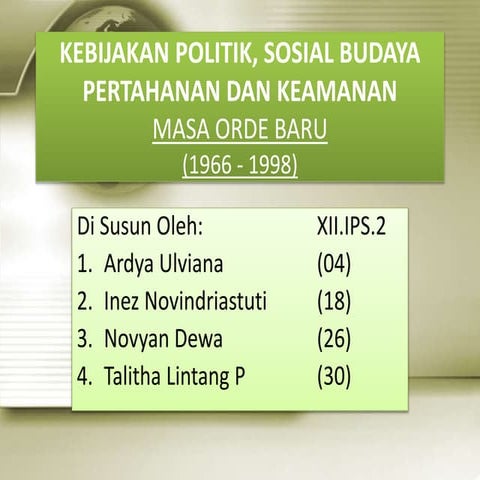 Presentasi tugas bu probo