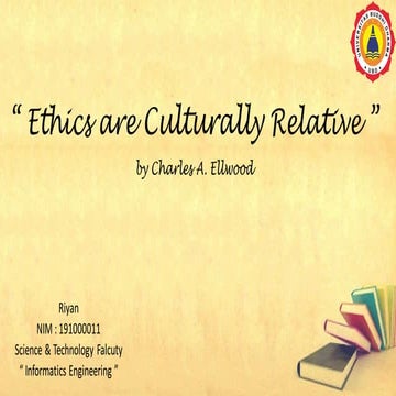 Riyan (191000011) - Ethics are Culturally Relative Chapter 2