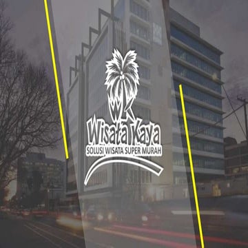 Presentasi dan marketing plant wisata kaya