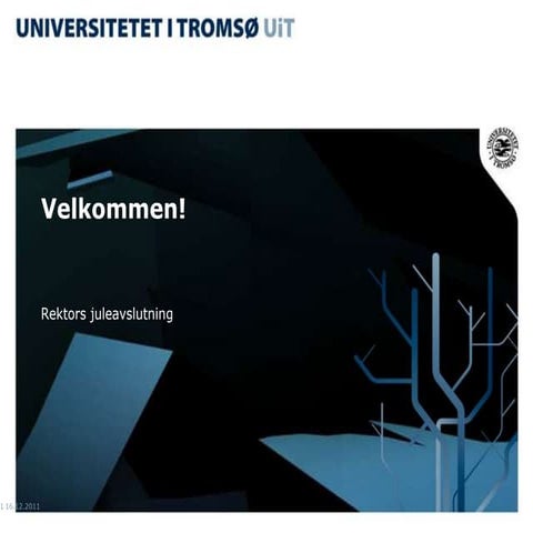 Rektors juleavslutning