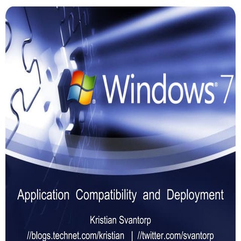 Windows 7 v/ Kristian Svantorp Microsoft