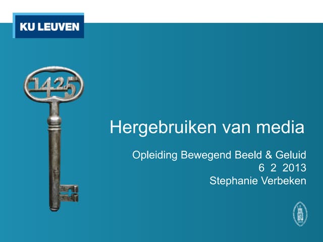 Hergebruiken van audiovisuele media in je eigen videoproducties