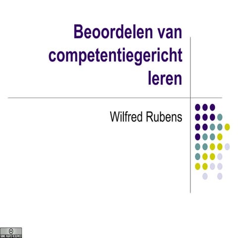 Presentatie beoordelen competentiegericht leren