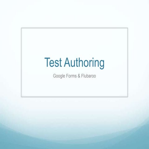 Presentatie   groep 18 test authoring - ict (1)