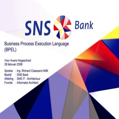 Business Process Execution Language (BPEL)