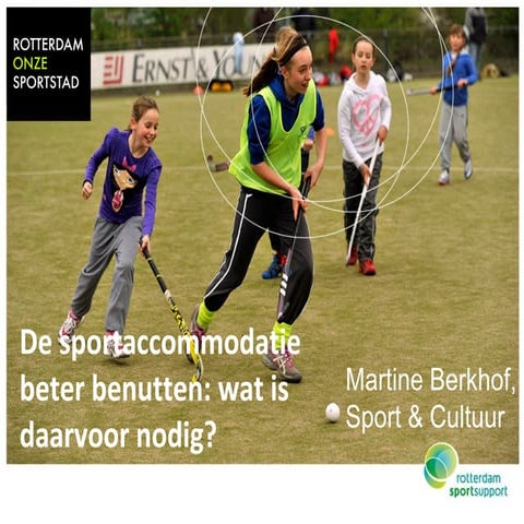 Sportaccommodaties beter benutten