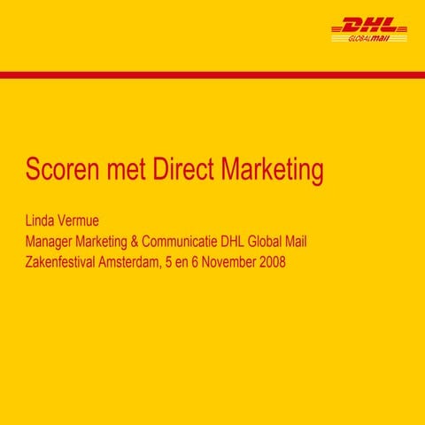 Presentatie MKB Zakenfestival 2008