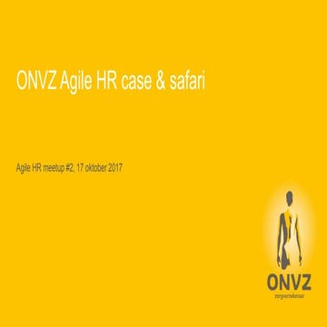 Presentatie agile hr onvz 17 10-2017