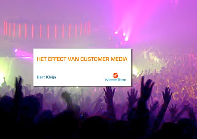 Presentatie Bart Kleijn