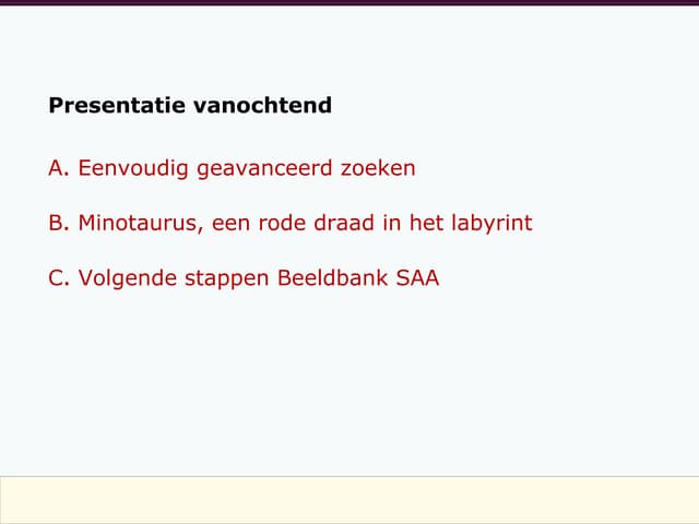 Presentatie Beeldbank