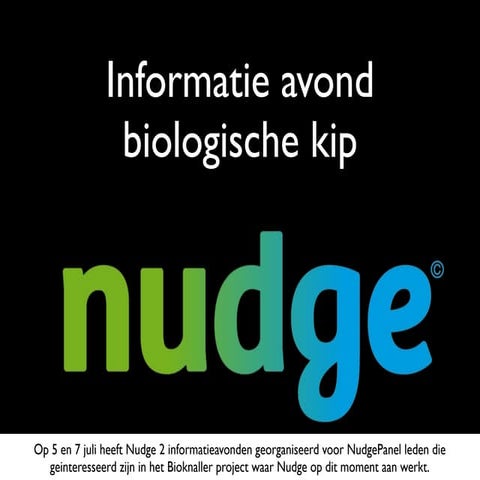 Presentatie Nudge Bioknaller project