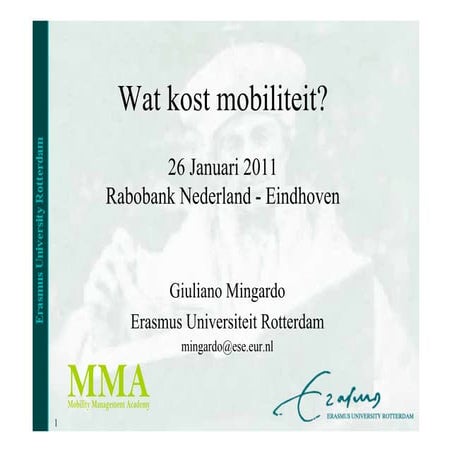 Presentatie erasmus universiteit rotterdam