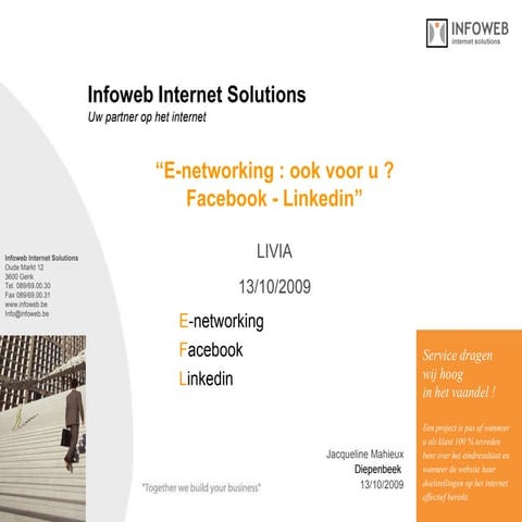 Presentatie Sociaal Netwerk