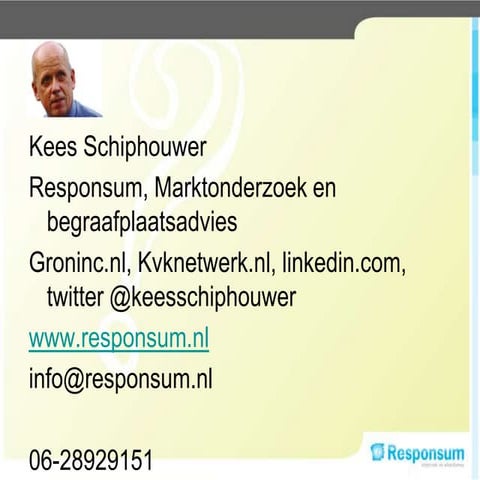 Presentatie Marktonderzoek