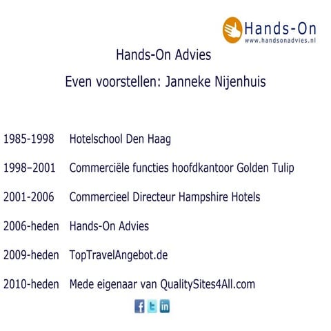 Presentatie handson hsmai congres juni 13