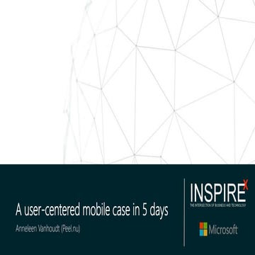 A user-centered mobile case in 5 days