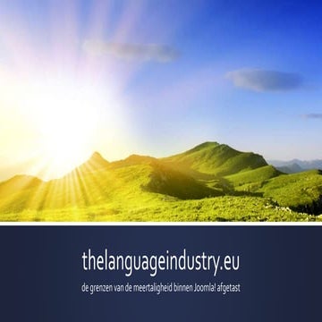 Case-study: thelanguageindustry.eu - #jd15nl