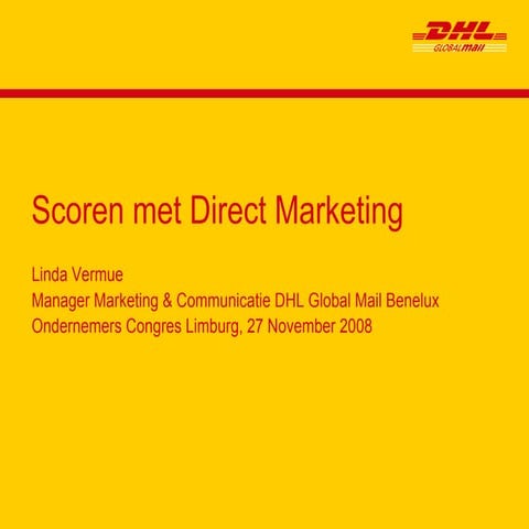 Ondernemers Congres Limburg 27 nov 2008