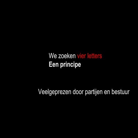 Mobiliteitsproject: presentatie - afdelingsversie Limburg