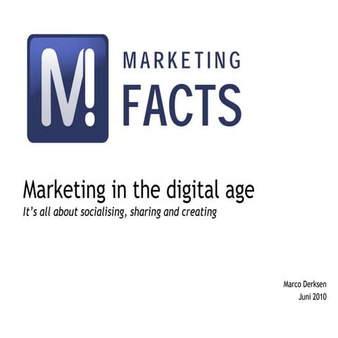 Presentatie #nmd2010 marco derksen inleiding