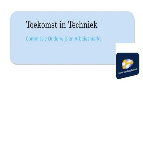 Presentatie onderwijs en arbeidsmarkt