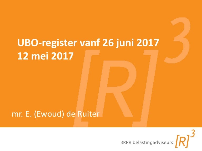 wat betekent het nieuwe ubo register?