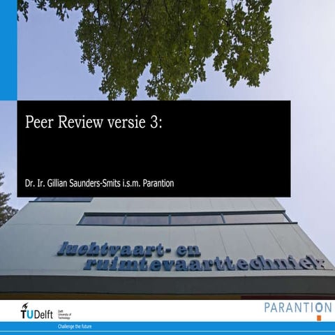 OWD2011 - 2 - Peer Review versie 3: Teamprestaties meten, volgen, toetsen - G...
