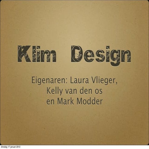 Klim Design Presentation