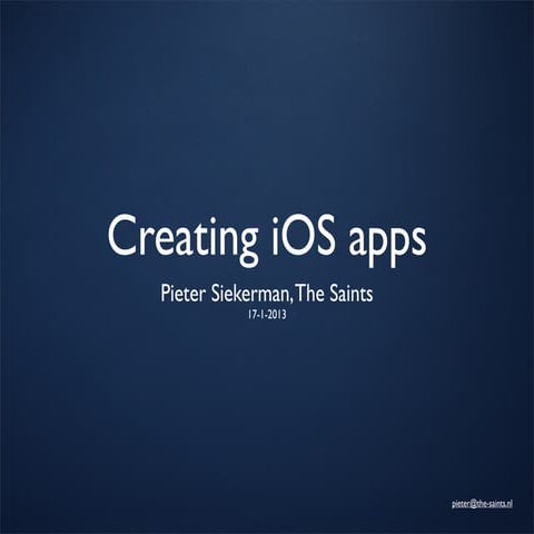 bol.com Partner event 2013 - Presentatie Pieter Siekerman