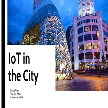 IoT in the City | PPT