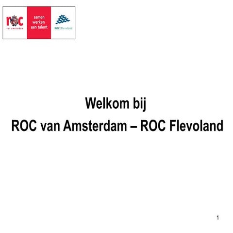 Presentatie ro cv a-roc f basis