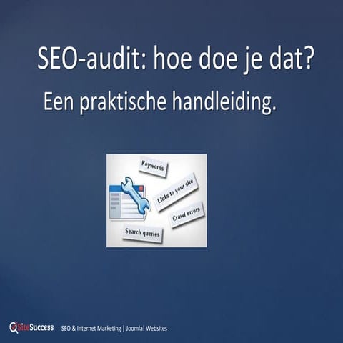 SEO-audit: hoe doe je dat?