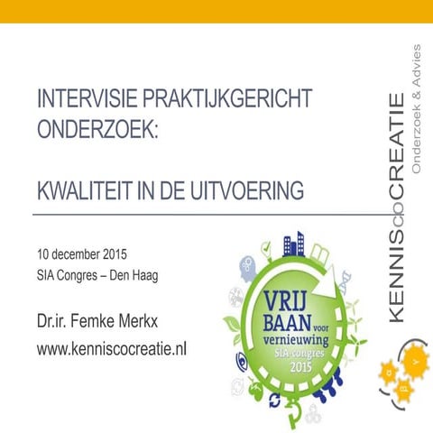 Intervisie praktijkgericht onderzoek | PPT