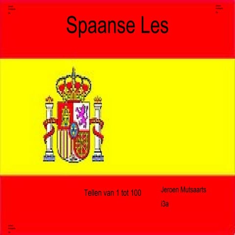 Presentatie Spaans 1