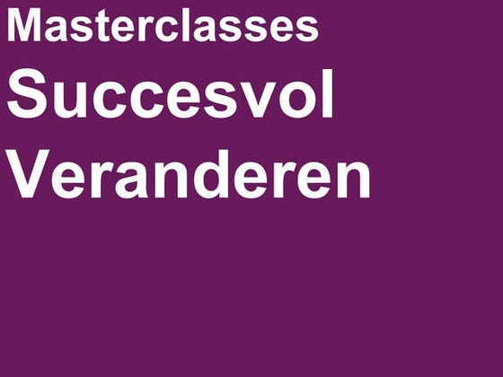 Veranderplan | PPTX