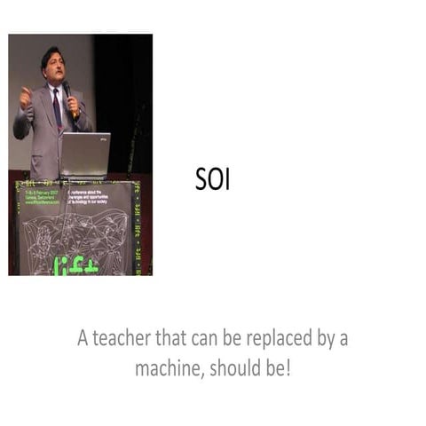 Presentatie sugata mitra