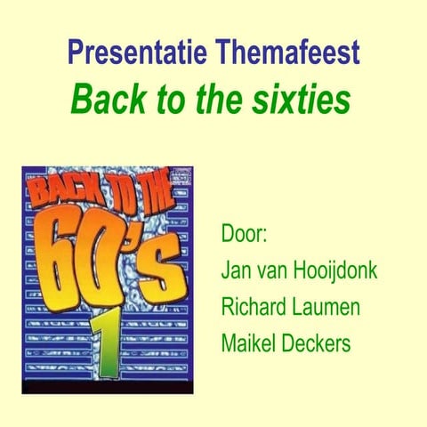 Presentatie themafeest 13okt