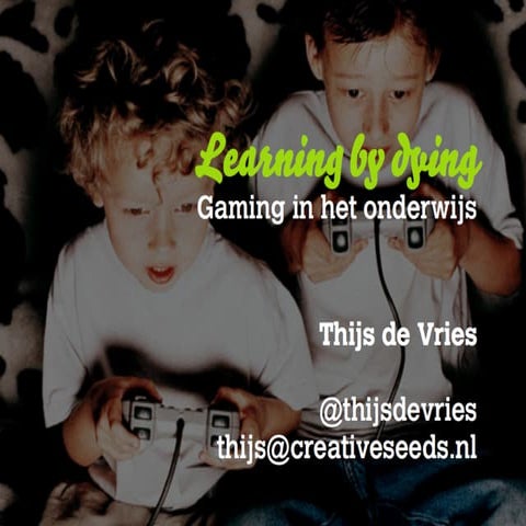 Gastcollege Universiteit Utrecht 'Games in het onderwijs'