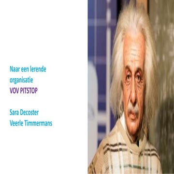 VOV-pitstop september 2015 - presentatie Sara Decoster