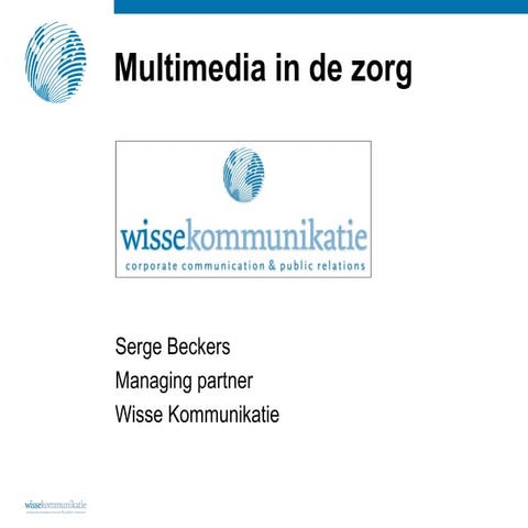 Presentatie V&VN Urologie Serge Beckers