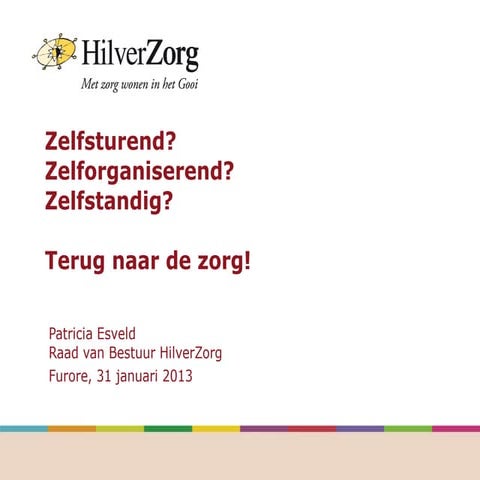 Presentatie zelfsturing
