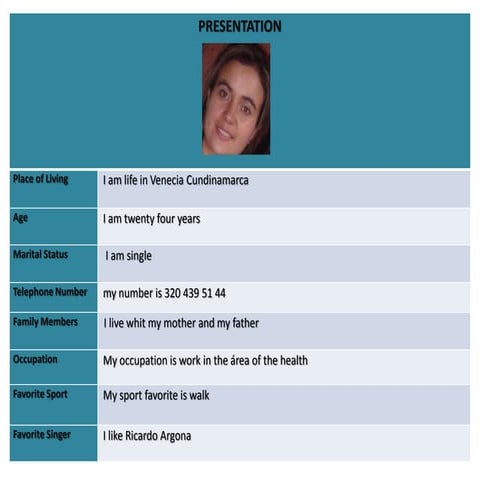 Presentatión english activity skype