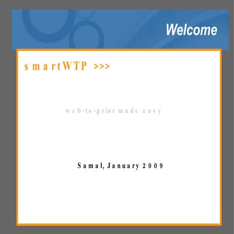 web-to-print presentation