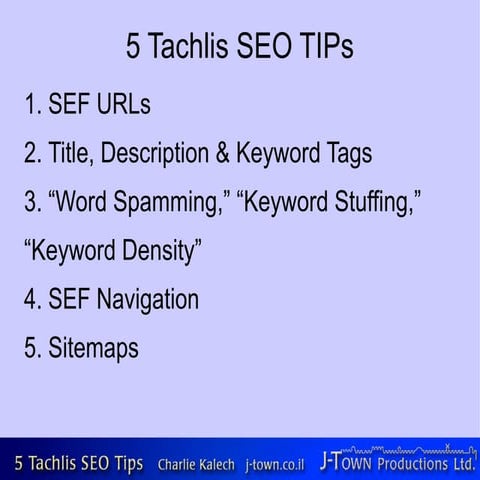 SEO Tips