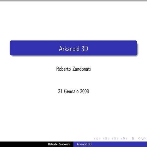 Arcanoid 3D