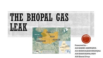Presentation Bhopal gas leak.                  .