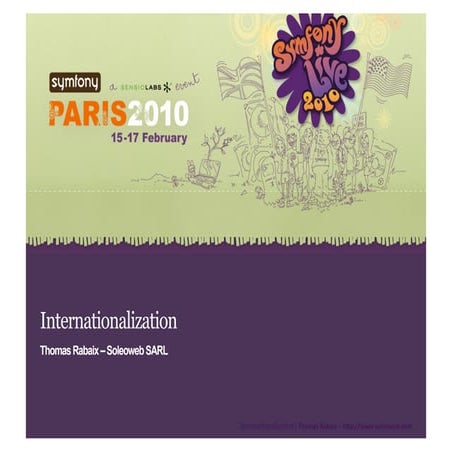 Internationalization with the symfony framework