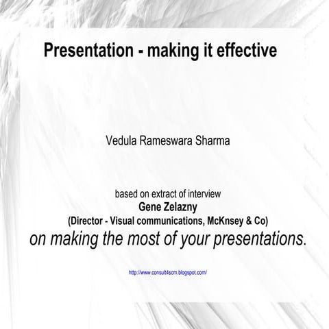 Presentation